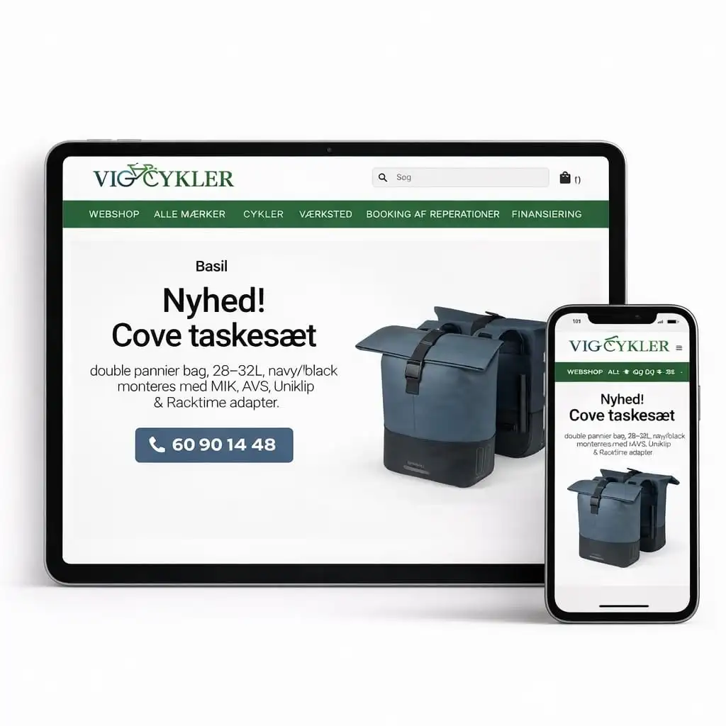 Billede af hjemmeside